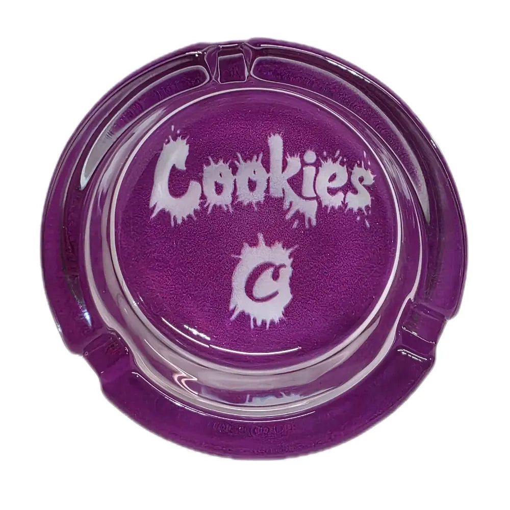 2.5" Decorative Glass Ashtray - Durable Heavy Glass Home Supplies, Practical Easy-Clean Lighter Accessory, 2.5 Inches Space Saver Blue Compact Room Decor (Styles #1 to #6) for Apartment Use
