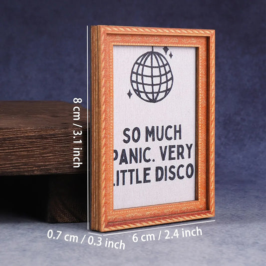 1PC Disco Ball Pattern Frame Refrigerator Decorating Magnet, Fridge Magnet, Decorative Prop, Home & Office Decoration, Perfect Holiday Gift