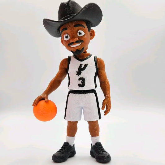 Basketball Chibi Flexi Magnet – Cowboy Hat Inspired #3