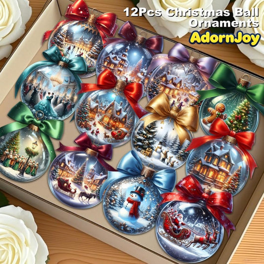 12Pcs Vintage Christmas Ornaments