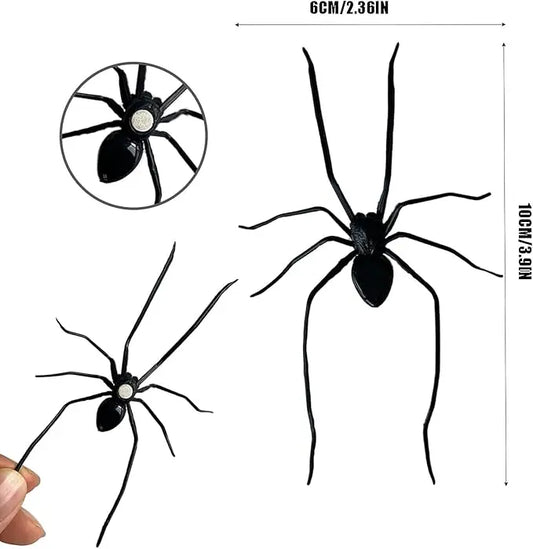 Halloween Spider Fridge Magnet, Fun Spider Design Decoration, Removable Indoor/Outdoor Magnetic Decals for Refrigerator, Garage Door, or Car