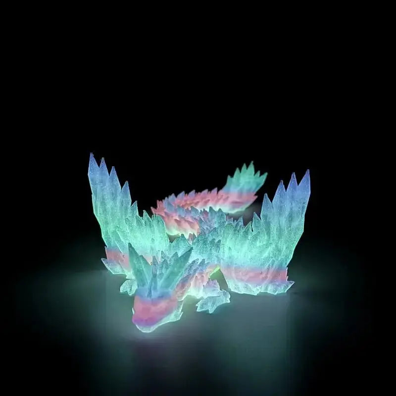 Luminous Dragon Egg & Dragon Toy, 1 Set Creative Rotating Joint Wing Dragon Toy, Home & Office Decor, Perfect Gift for Friends, Collectible Figurine, Collectible Figure Ornament, Articulating Animal Figurines