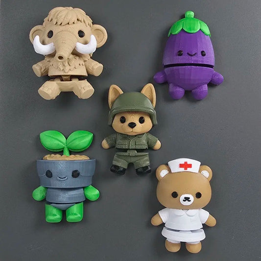 MagniMates Magnetic Collectible Figures | Snap-On Fridge & Desk Toys