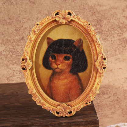 Funny Magnets - 3.2 Inches Resin Frame Emo Bob Haircut Antique Donkey Mini Art, Full Mag Back Quirky Home Decor Supplies, Oddities Gag Gift for Coworker, Emo Culture Themed Sohochic Item