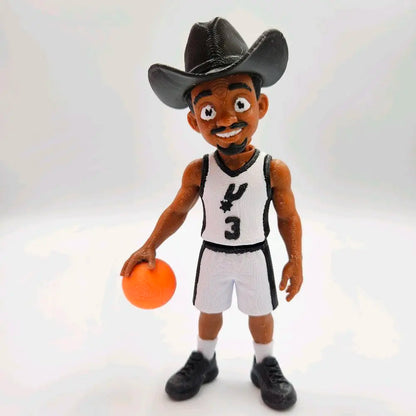 Basketball Chibi Flexi Magnet – Cowboy Hat Inspired #3