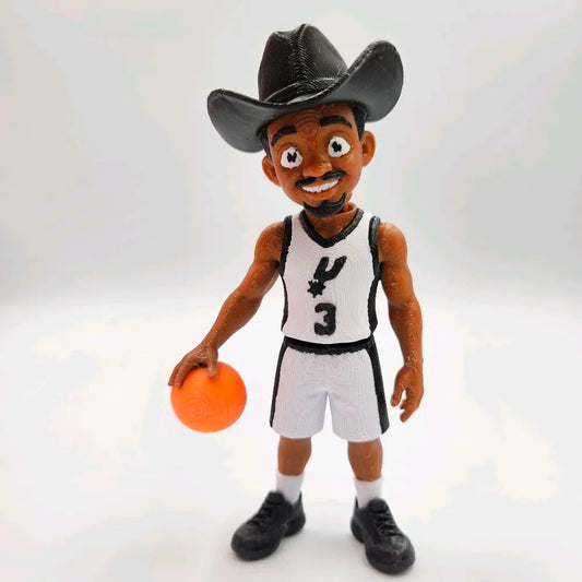 Basketball Chibi Flexi Magnet – Cowboy Hat Inspired #3