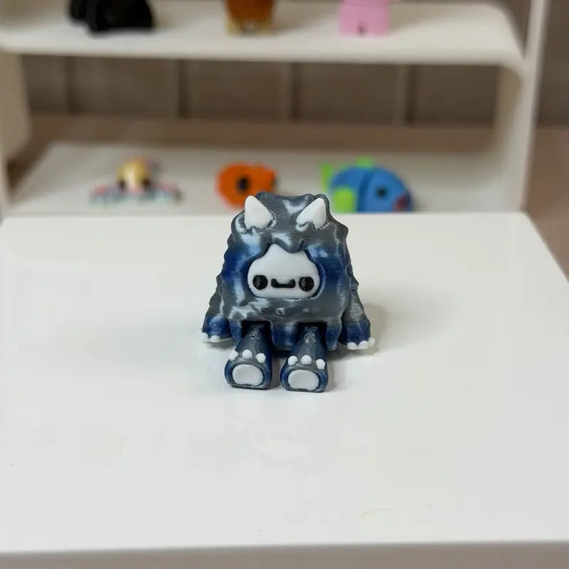 Micro Mini 3D Printed Figurines, Collectible Figure Decor, Stress Relief Classic & Novelty Toy for Hobby Enthusiasts, Figurines Decor