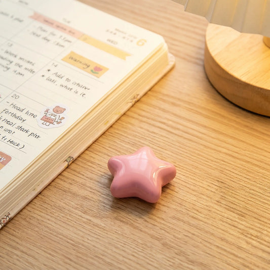 Star Shaped Refrigerator Magnet, 10pcs Mini Cute Fridge Magnet for Home Decor, Photo Message Note Holder, Kitchen Accessories-MM1