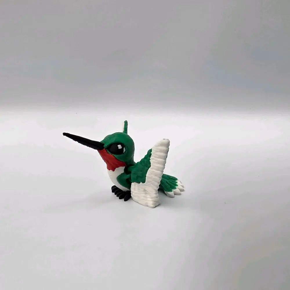 Hummingbirds - Realistic 3D Printed Articulating Mini Fidget Animals