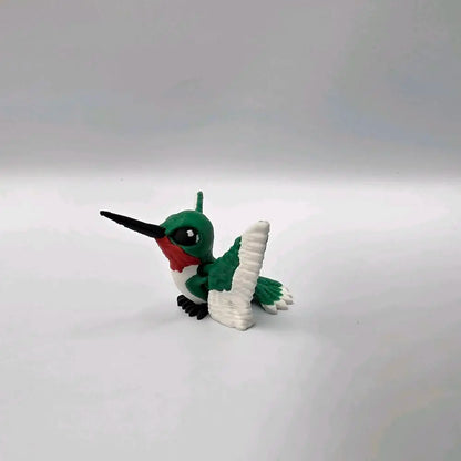 Hummingbirds - Realistic 3D Printed Articulating Mini Fidget Animals