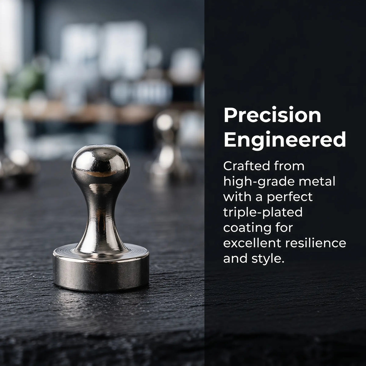 Strong Magnet, Thumbtack Magnet, Refrigerator Magnet, Brushed Nickel Magnets, Ideal for Whiteboards, Refrigerators, Kitchens, Offices, Schools-MM1