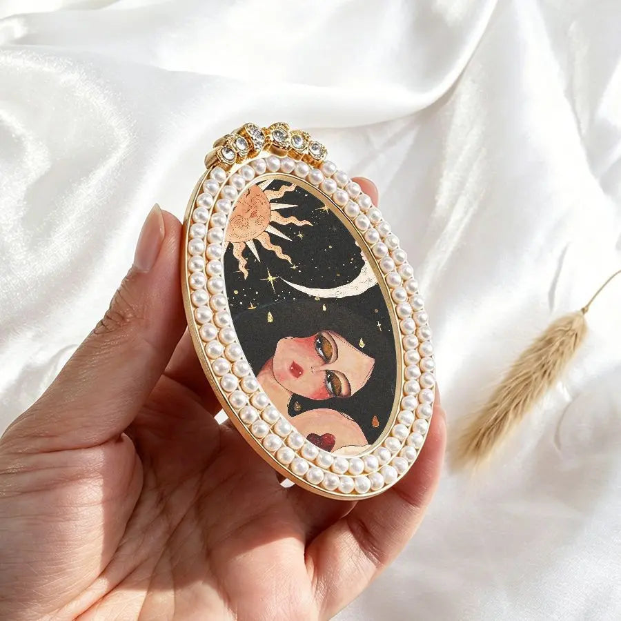 Metal Pearl Refrigerator Magnet, Creative Compact Mini Decorative Magnet, Perfect for Home and Festival Decoration, Great Holiday Gift, Cute Fridge Magnets, Magnetic Refrigerator Magnets