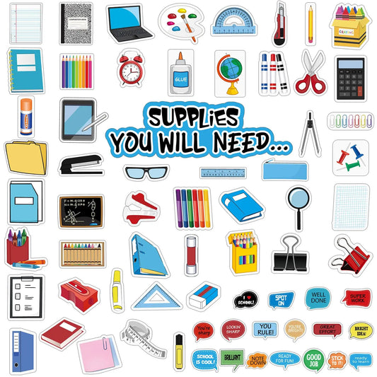 36Pcs Decorative Teacher Magnets - DIY Craft Magnets for Whiteboard, Fridge, Classroom Management & Decor, Back to School & Teacher Appreciation Gifts, Home Supplies School Study Must-Haves