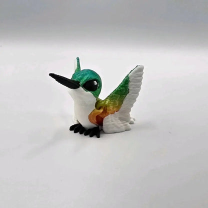 Hummingbirds - Realistic 3D Printed Articulating Mini Fidget Animals