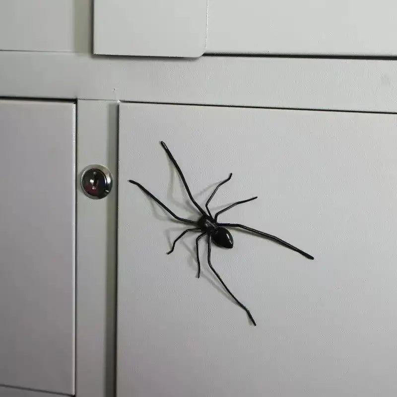 2pcs 3D Spider Refrigerator Magnets, Realistic Spider Design Home Decor, Cute Removable Magnet Stickers for Fridge, Garage, Car