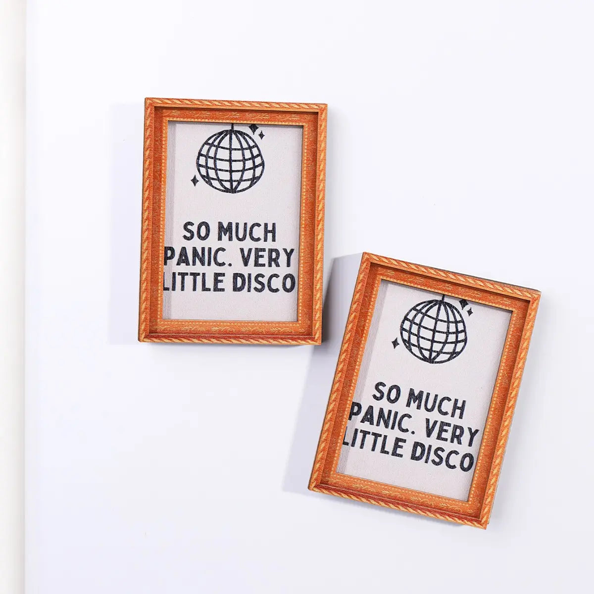 1PC Disco Ball Pattern Frame Refrigerator Decorating Magnet, Fridge Magnet, Decorative Prop, Home & Office Decoration, Perfect Holiday Gift