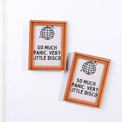 1PC Disco Ball Pattern Frame Refrigerator Decorating Magnet, Fridge Magnet, Decorative Prop, Home & Office Decoration, Perfect Holiday Gift