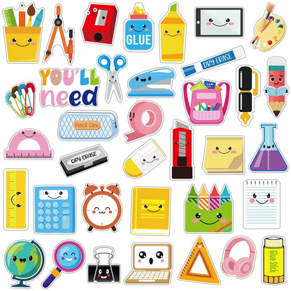 36Pcs Decorative Teacher Magnets - DIY Craft Magnets for Whiteboard, Fridge, Classroom Management & Decor, Back to School & Teacher Appreciation Gifts, Home Supplies School Study Must-Haves