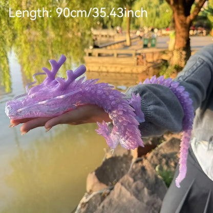3D Printed Dragon Model, 1 Count Creative Desktop Decoration, Dragon Model Ornament, 3d printed fidget toys,Office Desktop Decoration, Perfect Holiday Gift Christmas,Decorations - Small ornaments and statues - Sculptures,sohochic