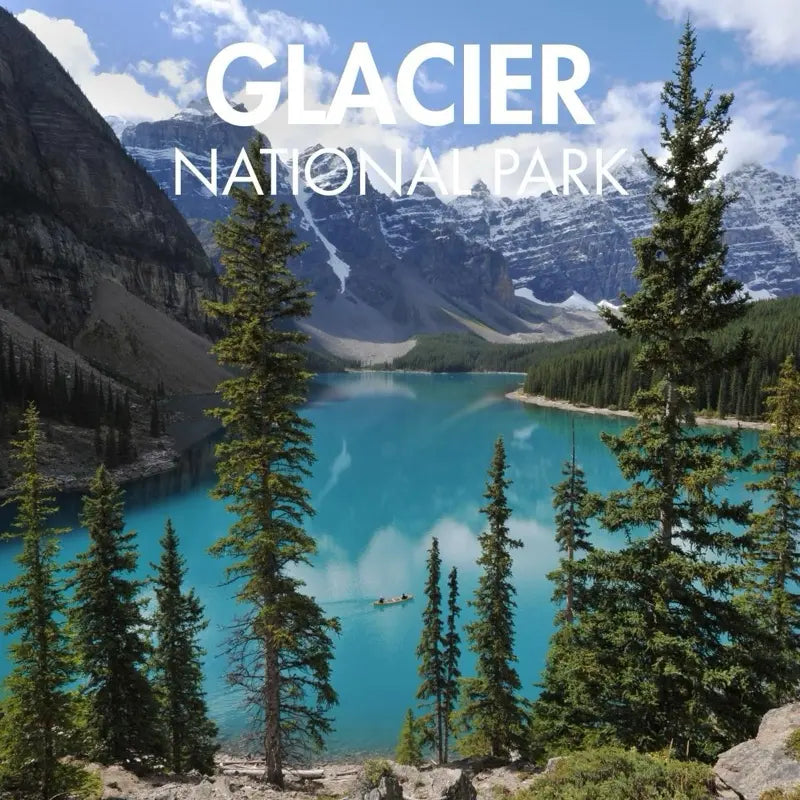 Glacier National Park- 2x2 Magnet