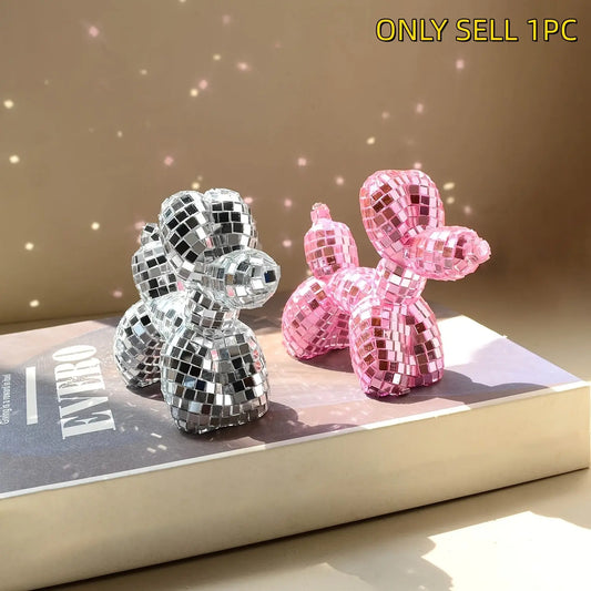 Collectible Figurine Ornaments, Resin Figurine Statue, Decorative Piece, Aesthetic Disco Ball Decorations, Academic & Modern Home Decor, Room Decor Accessories, Unique Holiday Gifts, For Dog Lovers Pet Lovers Home Decoration Enthusiasts