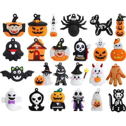 48Pcs Mini Christmas Collectible Dolls Figurines,Christmas Tree Hanging Ornament Gifts for Xmas Goodie Bag Stuffers Winter New Year Holiday Party Favors Decorations