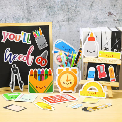36Pcs Decorative Teacher Magnets - DIY Craft Magnets for Whiteboard, Fridge, Classroom Management & Decor, Back to School & Teacher Appreciation Gifts, Home Supplies School Study Must-Haves