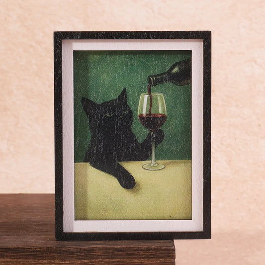 1PC Cute Cat Refrigerator Magnet, Fun Mini Photo Frame Magnet, Animal Fridge Magnet for Home Decor, Photo Magnets, Decoration, Perfect Festive Gift, Refrigerator Decorating Magnet, Decorative Fridge Magnets