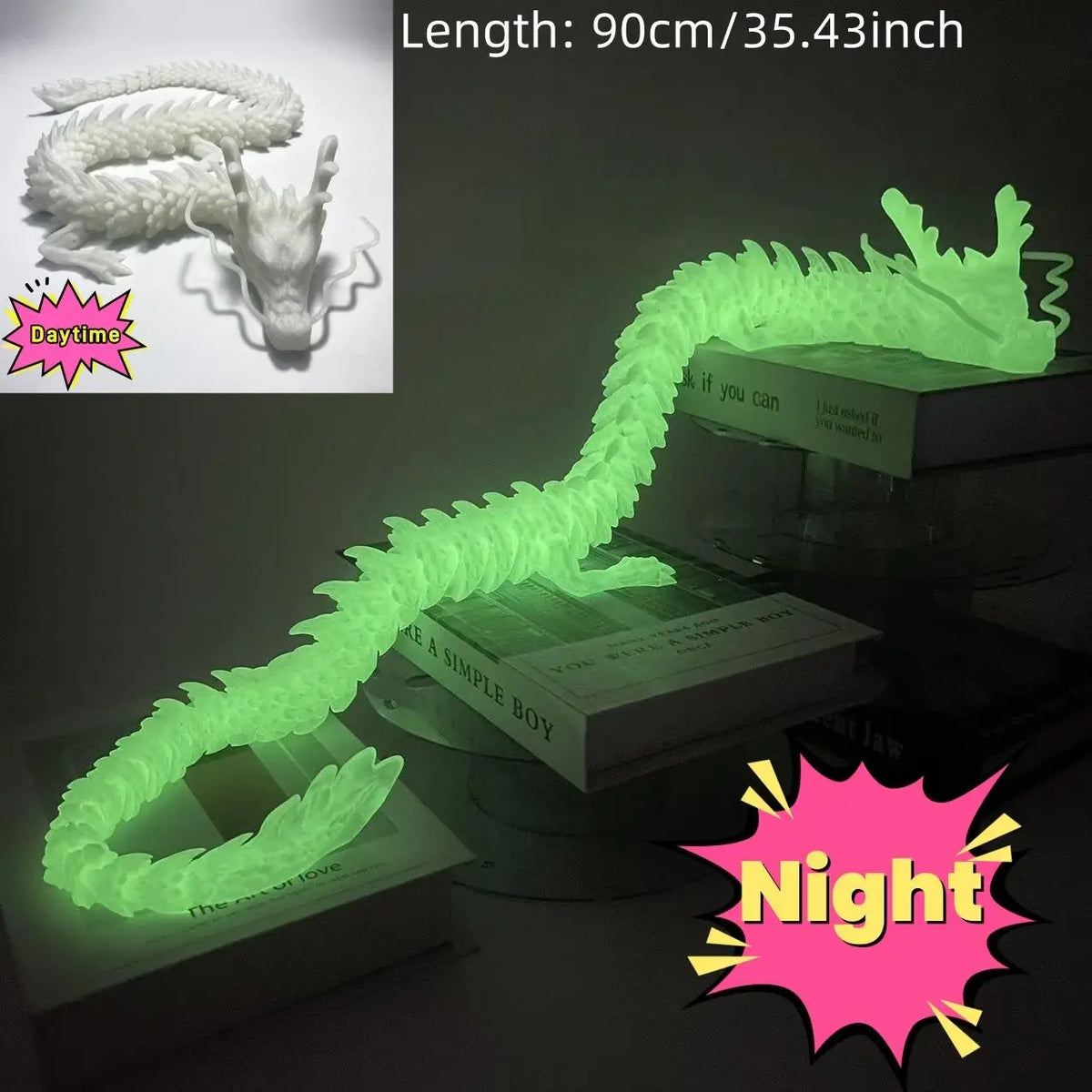 3D Printed Dragon Model, 1 Count Creative Desktop Decoration, Dragon Model Ornament, 3d printed fidget toys,Office Desktop Decoration, Perfect Holiday Gift Christmas,Decorations - Small ornaments and statues - Sculptures,sohochic