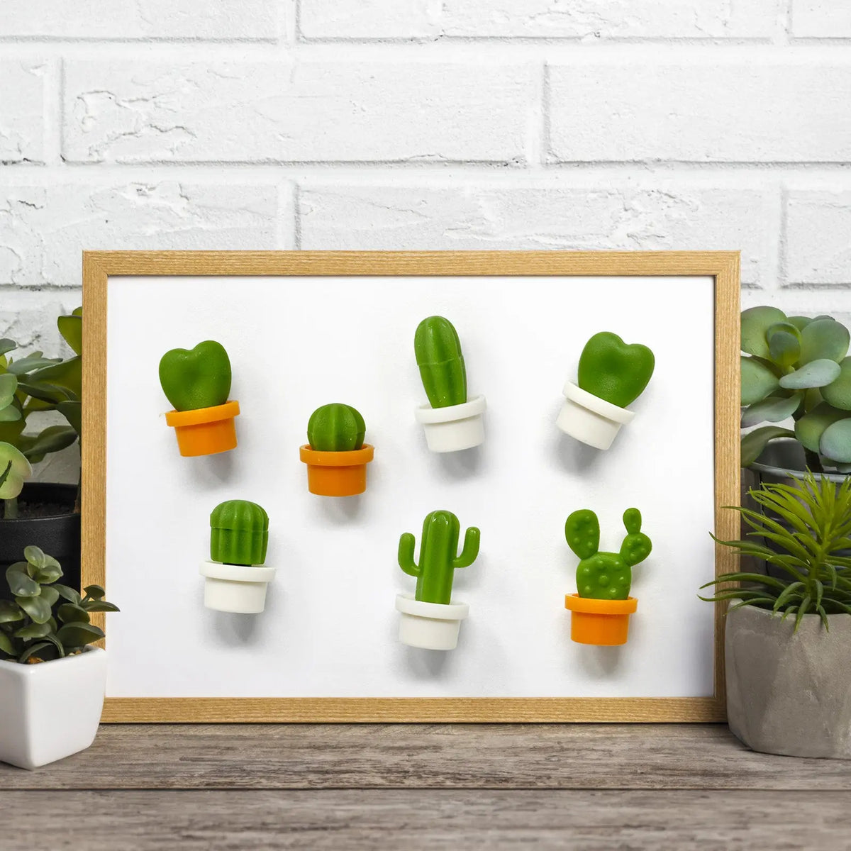 Wrapables Novelty Refrigerator Magnets for Kitchen, Whiteboards, Cabinets, and Lockers (Set of 12)