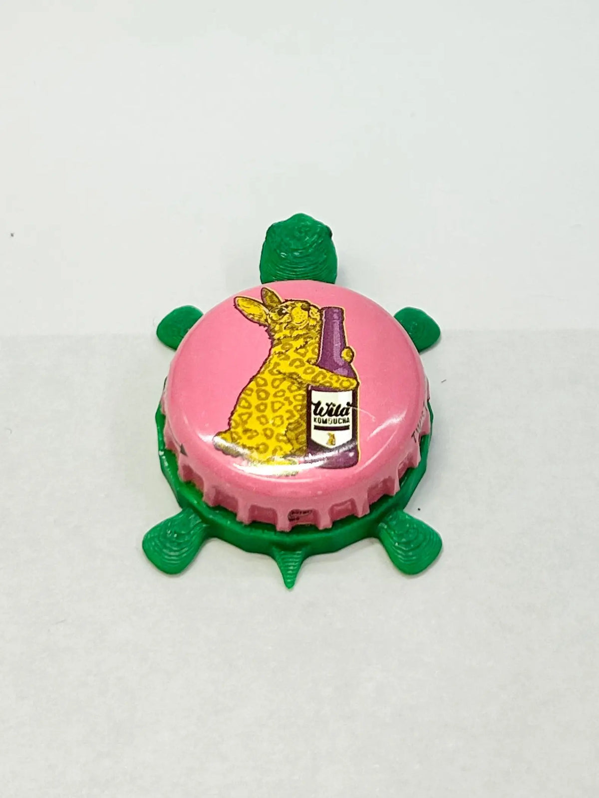 Wild Bay Brewing Kombucha - Bottle Cap Magnet Turtle