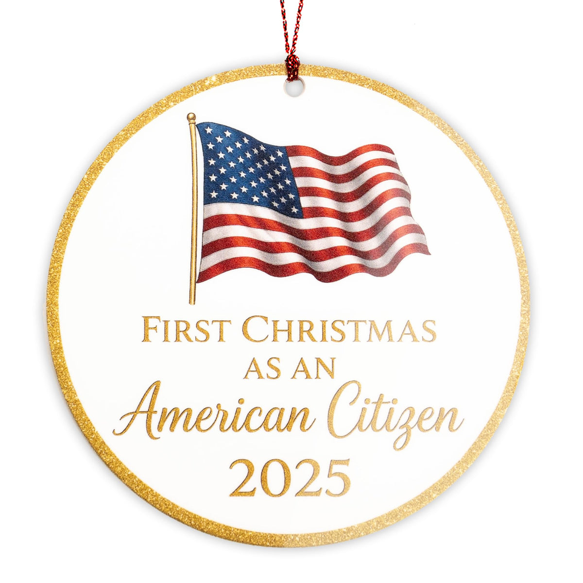 Christmas Decorations - Christmas Ornaments - 250 Anniversary USA Merchandise - Christmas Ornament 2026 - Stocking Stuffers - Gifts for Family Coworker car Hanging Accessories