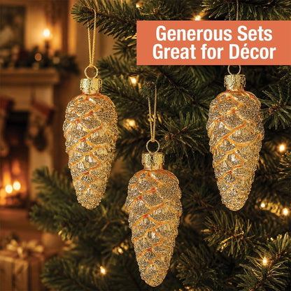 Lillian Vernon Holiday Glass Ornaments,