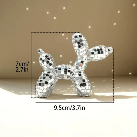 Collectible Figurine Ornaments, Resin Figurine Statue, Decorative Piece, Aesthetic Disco Ball Decorations, Academic & Modern Home Decor, Room Decor Accessories, Unique Holiday Gifts, For Dog Lovers Pet Lovers Home Decoration Enthusiasts