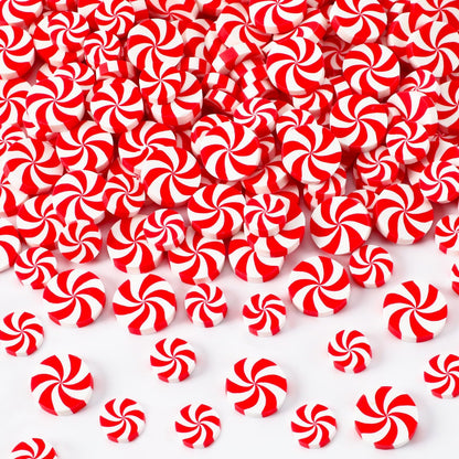 80Pcs Fake Mini Candy Canes for Christmas Crafts