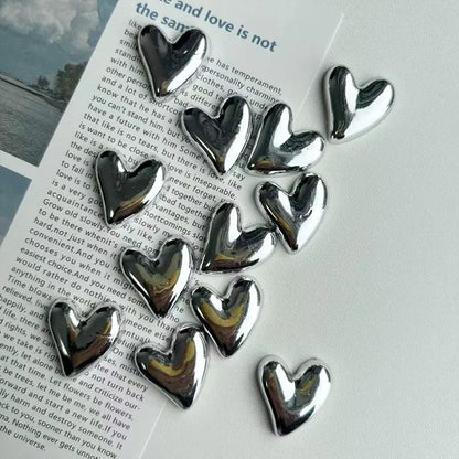 12 pcs Refrigerator Magnet, Refrigerator Golden Magnet, Little Love Cute Decoration Magnet Set, Heart Magnet, Used For Home Kitchen Office Whiteboard Decoration, Refrigerator Kitchen Magnet, Valentine's Day gift, Send Friends Gifts To Loved Ones