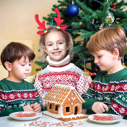 80Pcs Fake Mini Candy Canes for Christmas Crafts