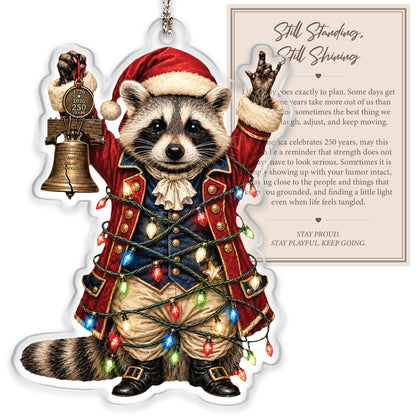 Christmas Decorations - Christmas Ornaments - 250 Anniversary USA Merchandise - Christmas Ornament 2026 - Stocking Stuffers - Gifts for Family Coworker car Hanging Accessories