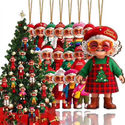 12Pcs Vintage Christmas Ornaments