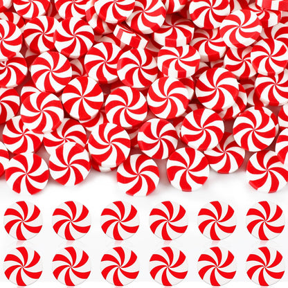 80Pcs Fake Mini Candy Canes for Christmas Crafts