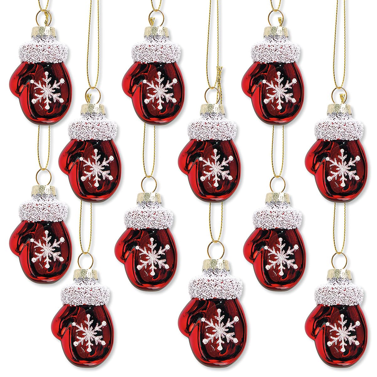 Lillian Vernon Holiday Glass Ornaments,