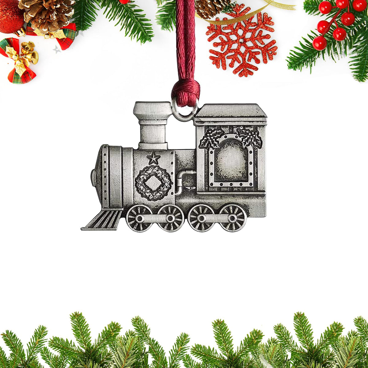 Christmas Ornaments, 2026 Solid Pewter Christmas Tree Ornament Handcrafted Metal DIY Hanging Craft Collectibles for Xmas Trees Home Party Party Gifts (Snowman)