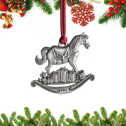 Christmas Ornaments, 2026 Solid Pewter Christmas Tree Ornament Handcrafted Metal DIY Hanging Craft Collectibles for Xmas Trees Home Party Party Gifts (Snowman)