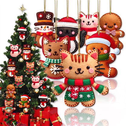 12Pcs Vintage Christmas Ornaments
