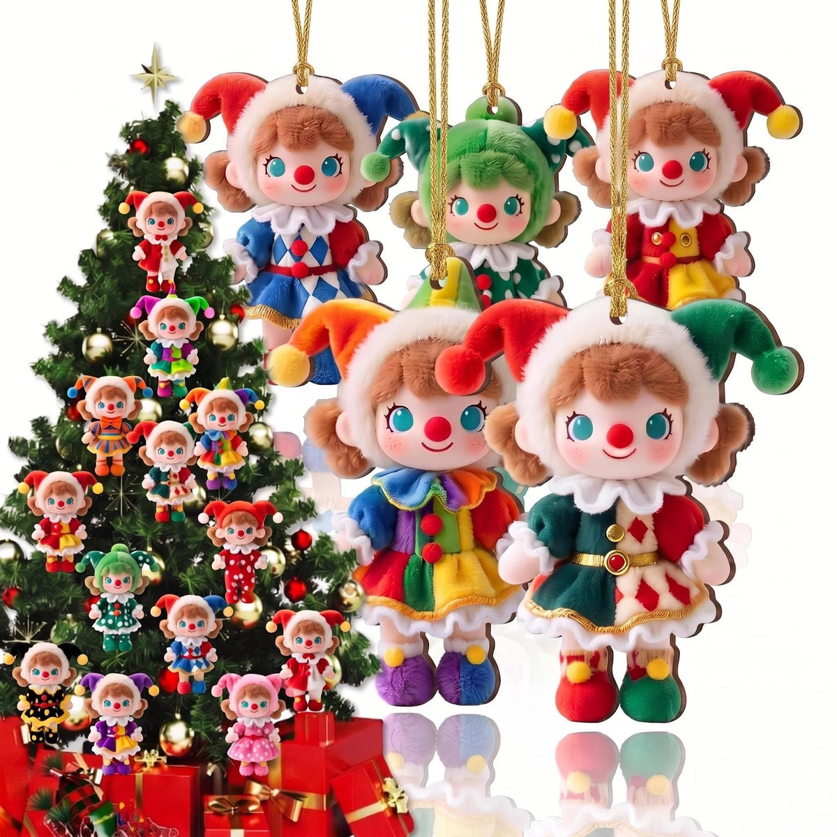12Pcs Vintage Christmas Ornaments