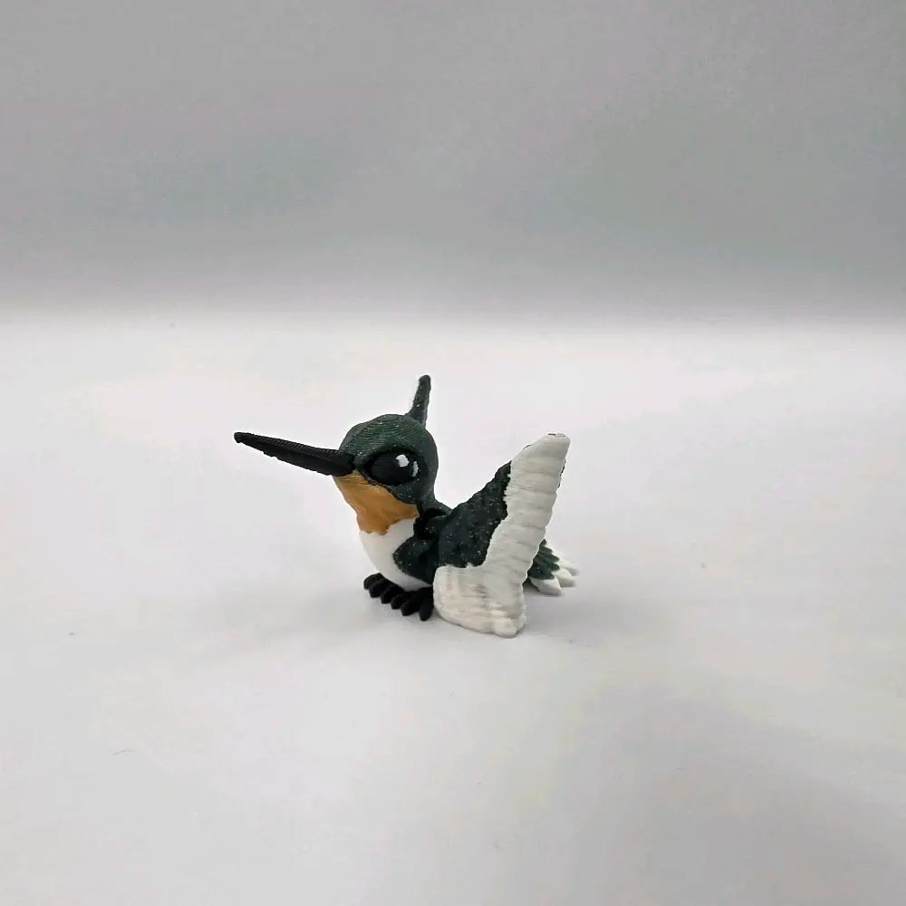 Hummingbirds - Realistic 3D Printed Articulating Mini Fidget Animals