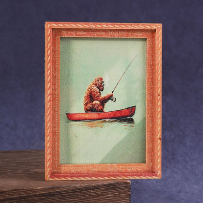 1PC Fun Fishing Refrigerator Decorating Magnet, Creative Fridge Magnet for Kitchen Living Room Bedroom Study, Nice Home Decor Gift, Decoration, Decorative Fridge Magnets