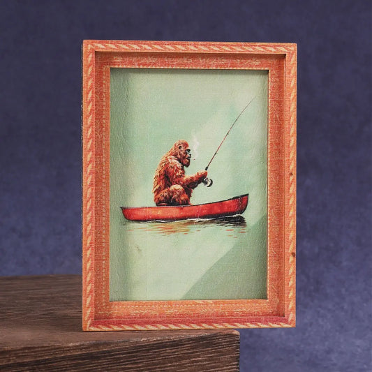 1PC Fun Fishing Refrigerator Decorating Magnet, Creative Fridge Magnet for Kitchen Living Room Bedroom Study, Nice Home Decor Gift, Decoration, Decorative Fridge Magnets