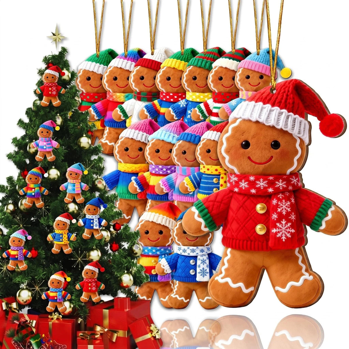 12Pcs Vintage Christmas Ornaments