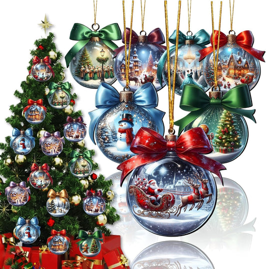 12Pcs Vintage Christmas Ornaments